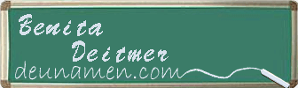 Benita Deitmer Visitenkarte